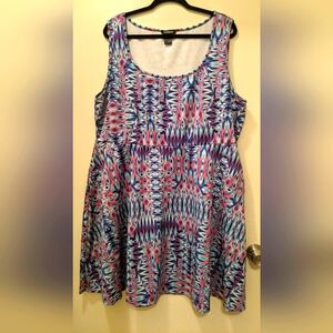 Torrid Vibrant Multicolor Sleeveless Dress